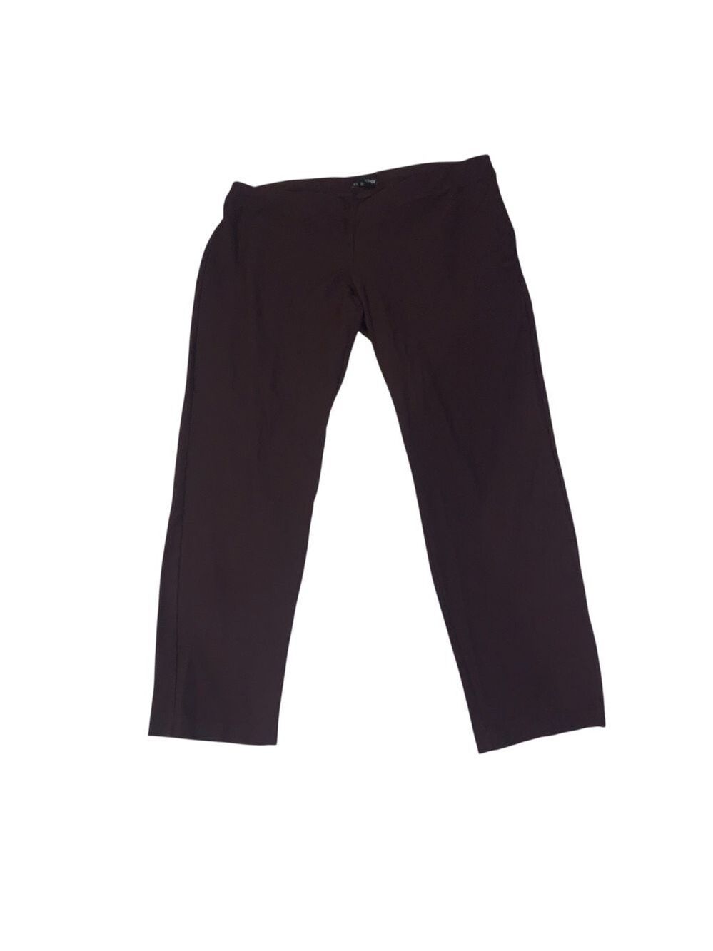 EILEEN FISHER Burgundy Pull on Pants size large